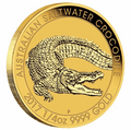 Gold Australian Salt Water Crocodile 1/4-oz
