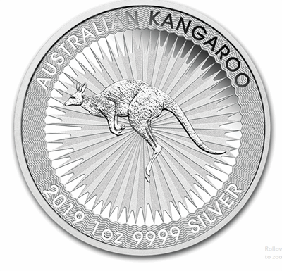 Silver Australian Kangaroo 1-oz