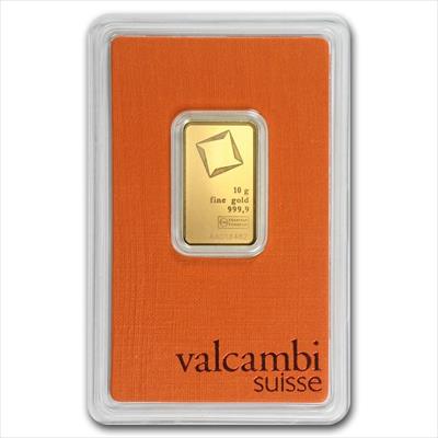 Gold Bar 10-gram Valcambi