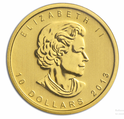 Gold Canadian Polar Bear 1/4-oz
