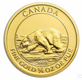 Gold Canadian Polar Bear 1/4-oz
