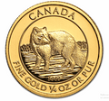 Gold Canadian Arctic Fox 1/4-oz