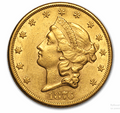 Gold $20 Liberty BU