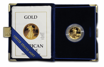 Gold American Eagle Proof 1/4-oz