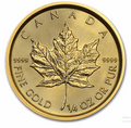Gold Canadian Maple Leaf 1/4-oz