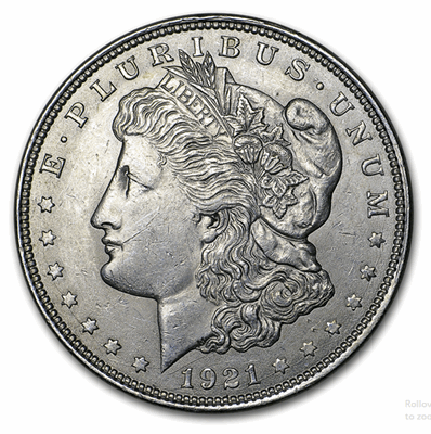 Silver Morgan $1 1921 Circulated
