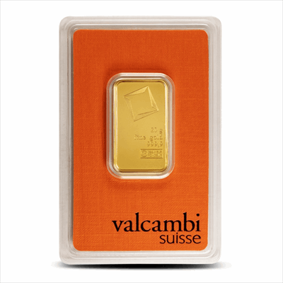 Gold Bar 20-gram Valcambi