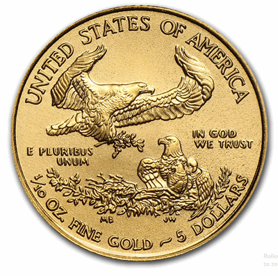 Gold American Eagle 1/10-oz