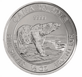 Silver Canadian Polar Bear 1/2-oz
