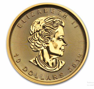 Gold Canadian Maple Leaf 1/4-oz