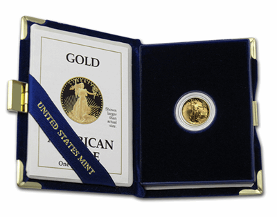 Gold American Eagle Proof 1/10-oz
