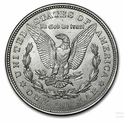 Silver Morgan $1 1921 Circulated