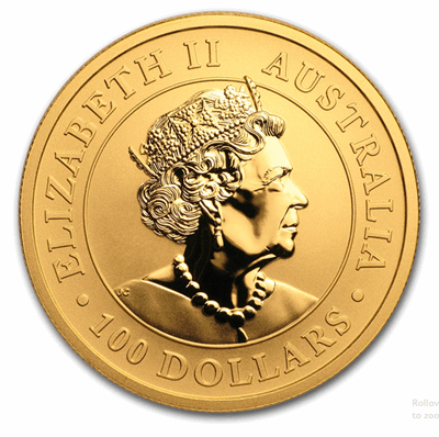 Gold Australian Kangaroo 1-oz