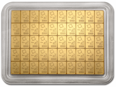 Gold Bar 50-gram Valcambi CombiBar