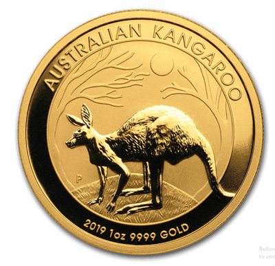 Gold Australian Kangaroo 1-oz