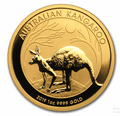 Gold Australian Kangaroo 1-oz