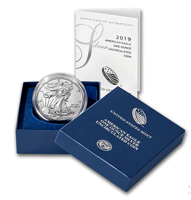 Silver American Eagle Burnished 1-oz