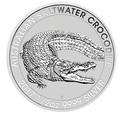 Silver Australian Salt Water Crocodile 1/2-oz