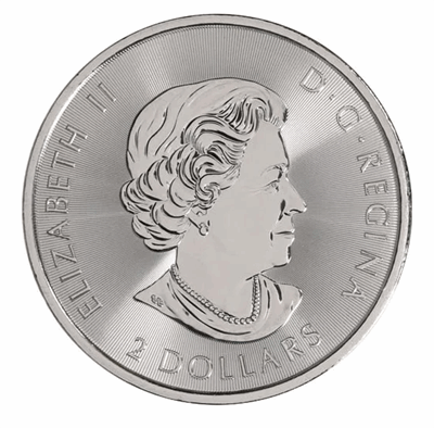 Silver Canadian Polar Bear 1/2-oz
