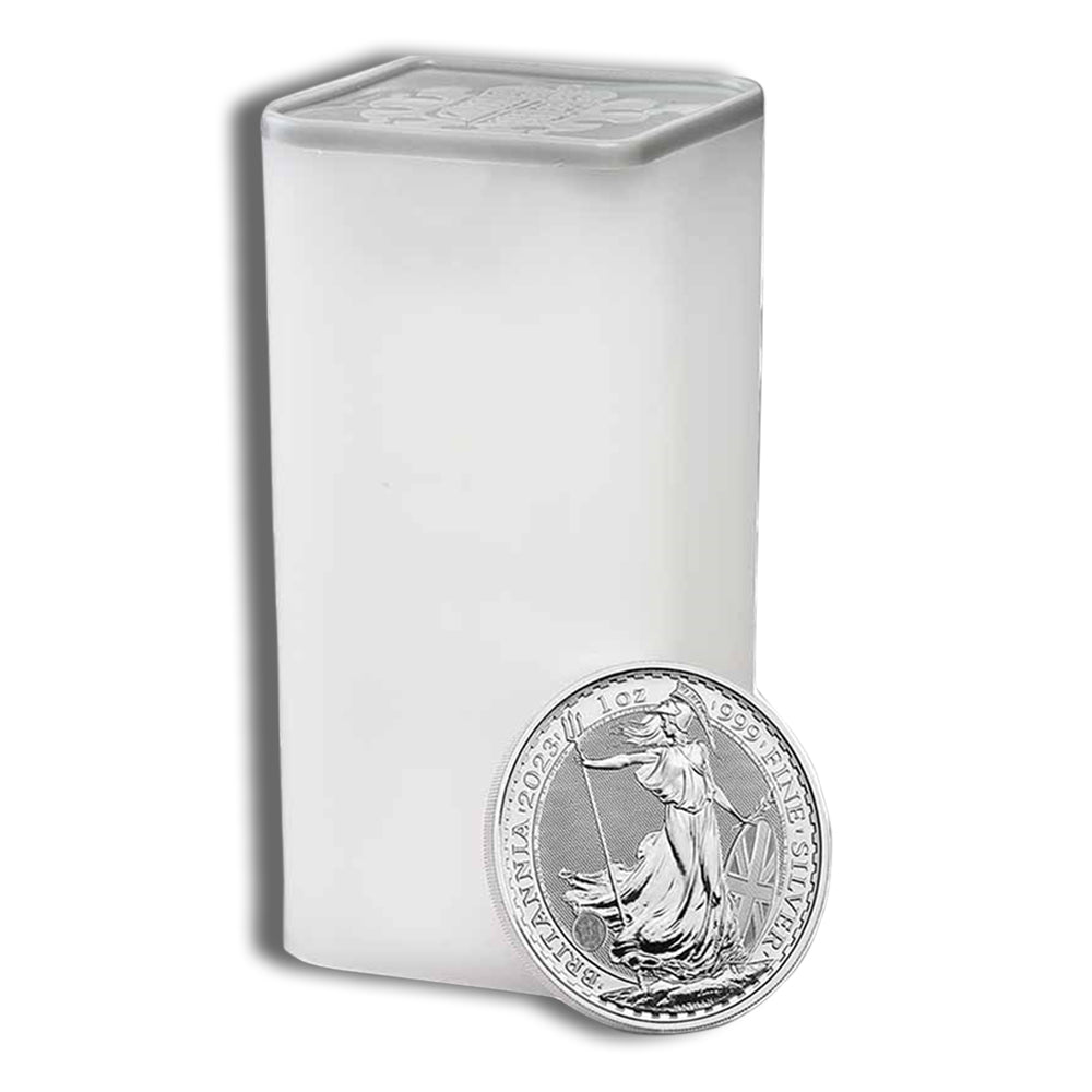 1 oz Great Britain Silver Britannia .999 (Year Varies)