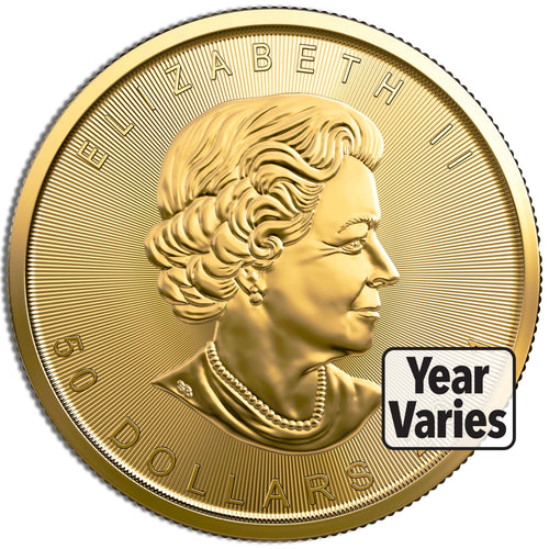 1 oz .9999 Gold Maple Leaf (Year Varies)