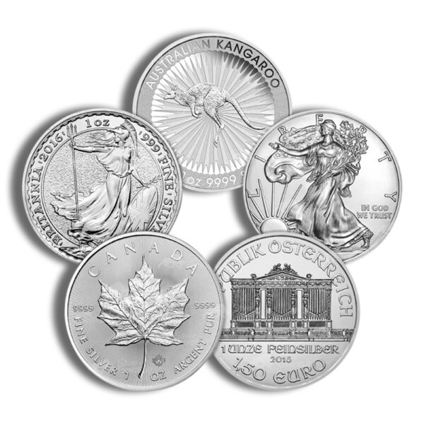 1 oz Silver Coin - Impaired Sovereign Mint (.999+)