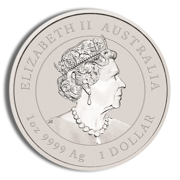 2022 1 oz Australia Silver Lunar Tiger BU - Series III - Image 2