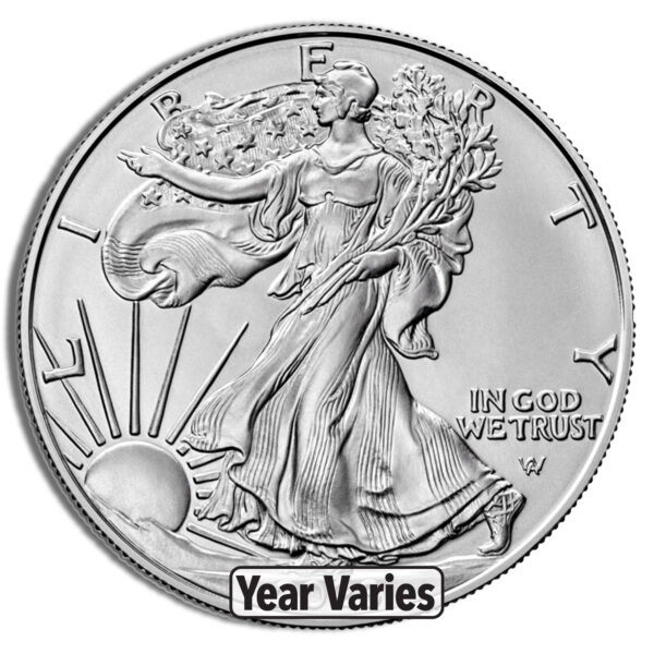 1 oz Silver American Eagle - BU (Year Varies)