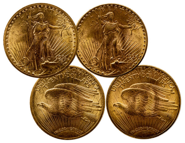 $20 Gold Saint-Gaudens Double Eagle - BU