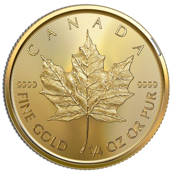 1/4 oz Gold Maple Leaf - Sealed (Year Varies)