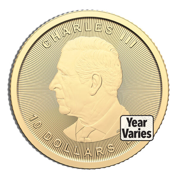 1/4 oz Gold Maple Leaf - Sealed (Year Varies) - Image 3