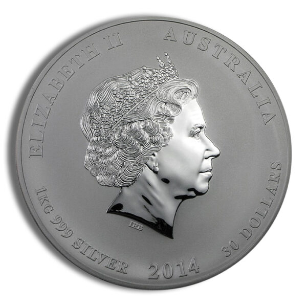 2014 Kilo Australia Silver Lunar Horse BU - Series II - Image 2