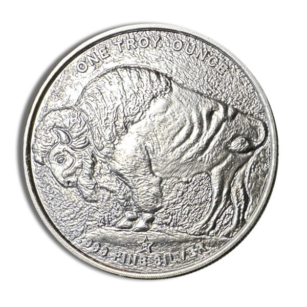 1 oz Silver Round - Buffalo Design