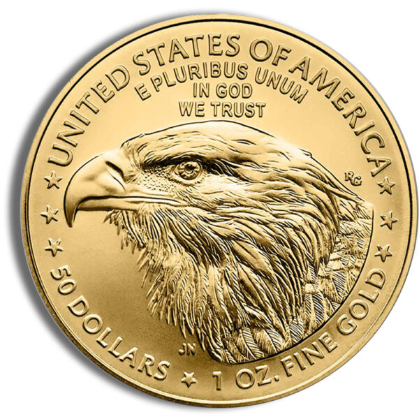 2025 1 oz Gold Eagle - BU - Image 2