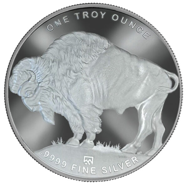 1 oz Silver Round - Buffalo Design .9999 (New) - Image 2