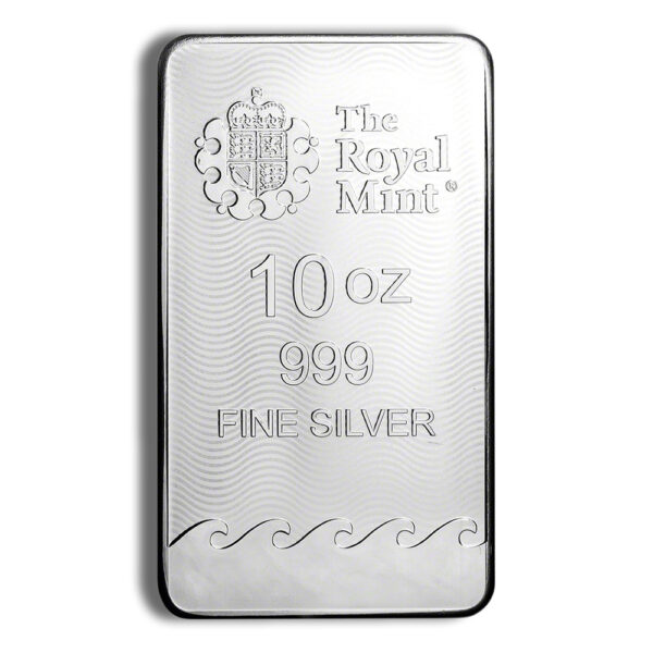 10 oz Silver Bar - Britannia - Image 2