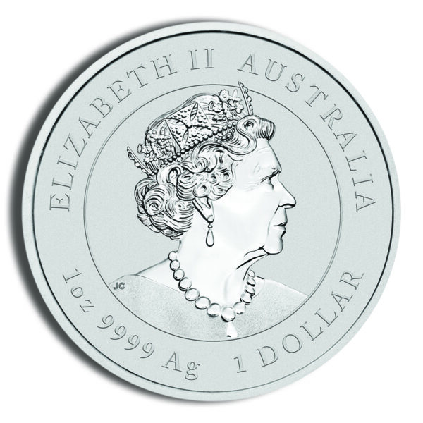 2020 1 oz Australia Silver Lunar Mouse BU - Series III - Image 2