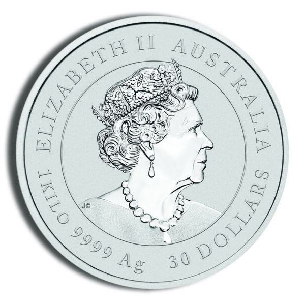 2021 Kilo Australia Silver Lunar Ox BU - Series III - Image 2