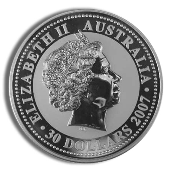 2008 Kilo Australia Silver Lunar Rat BU - Series I - Image 2