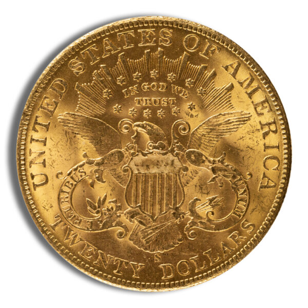 $20 Gold Liberty Double Eagle - BU - Image 2