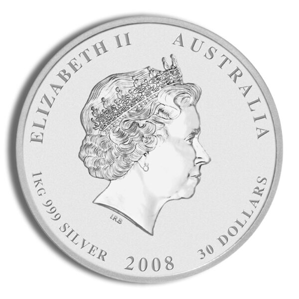 2008 Kilo Australia Silver Lunar Mouse BU - Series II - Image 2