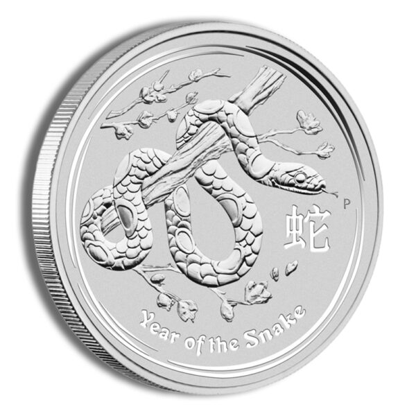 2013 Kilo Australia Silver Lunar Snake BU - Series II - Image 3