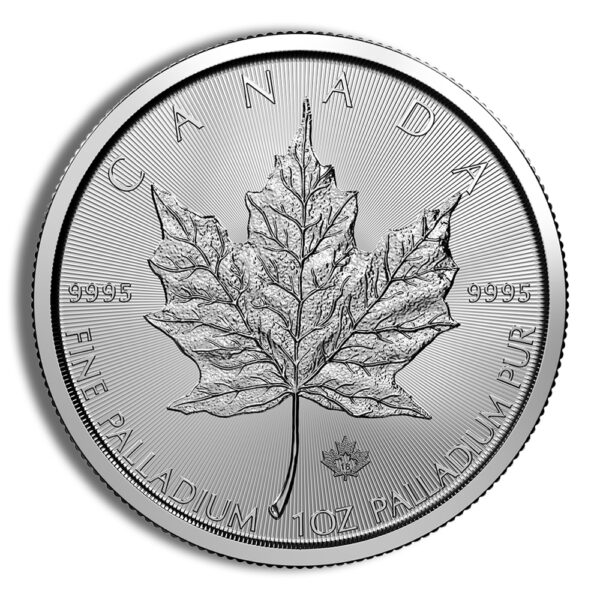 1 oz Palladium Maple Leaf - BU (Date Varies)