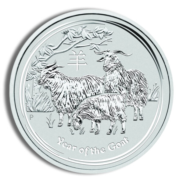 2015 Kilo Australia Silver Lunar Goat BU - Series II