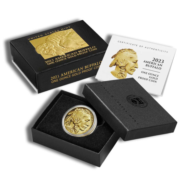 2023-W 1 oz Proof Gold Buffalo (w/Box & COA)